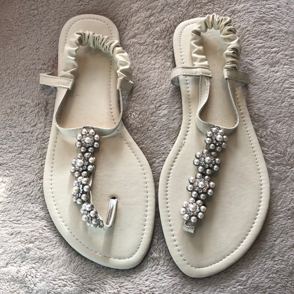 Jeweled Wedding Sandals